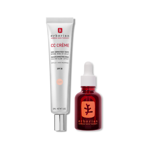 Kit soin visage : Duo CC Crème & Skin Therapy Huile-Sérum